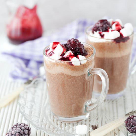 Blackberry Hot Chocolate