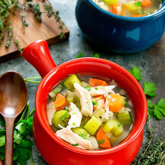 Slow Cooker Chicken Noodle Soup