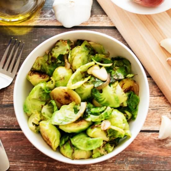 Sauteed Brussels Sprouts