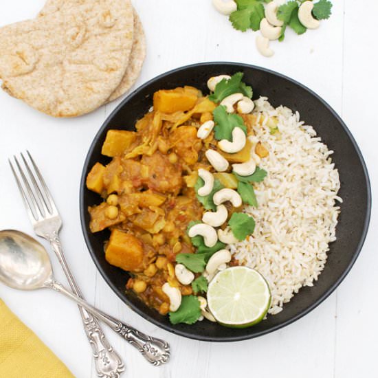 Organic Butternut & Cabbage Curry