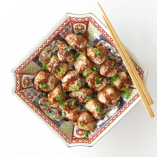 Sesame Orange Chicken Bites