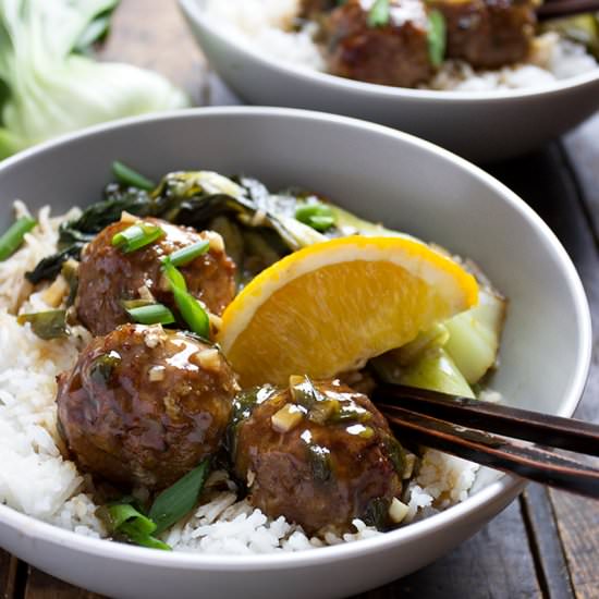 Hoisin Orange Chicken Meatballs