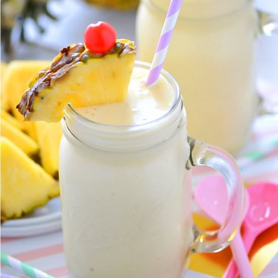 Healthy Pina Colada Smoothies