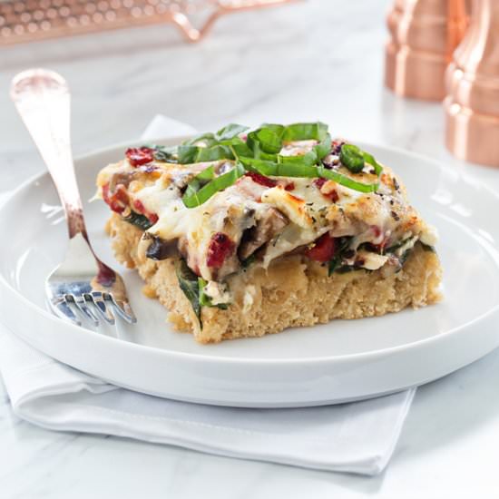 One-Dish Greek Pizza