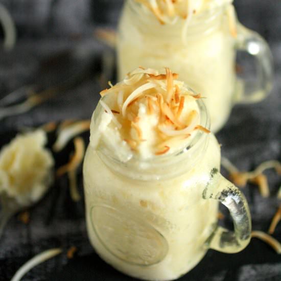 Healthy Pineapple Coconut Ice Cream