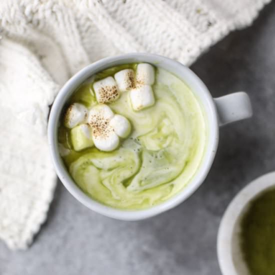Matcha Honey Hot Chocolate