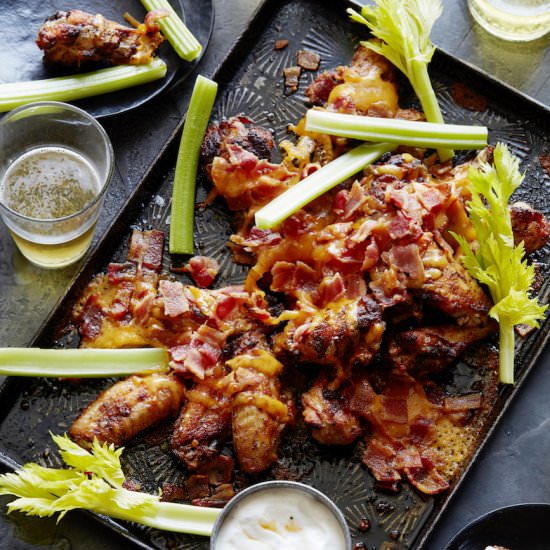 Bacon Cheddar Buffalo Wings