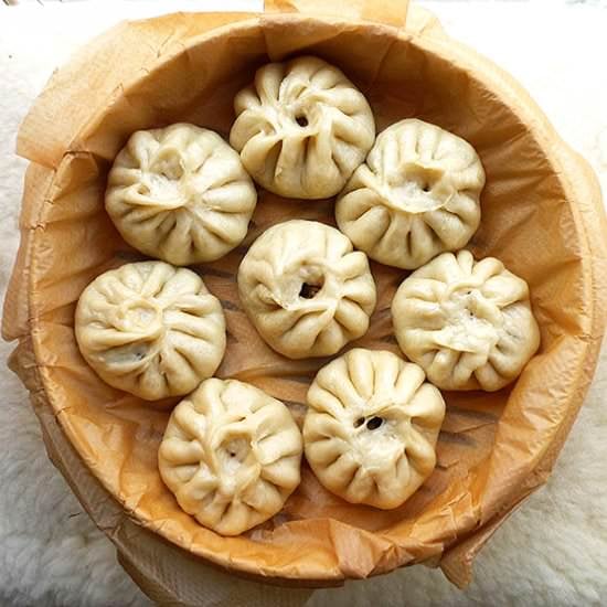 Bapao or Asian steamed buns