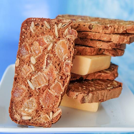 GF Apricot Pumpkin Seed Crackers