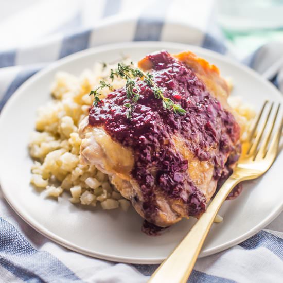 whole30 chicken raspberry-balsamic