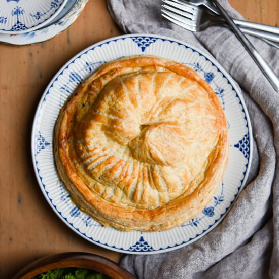 Cheese, Onion & Potato Pithivier