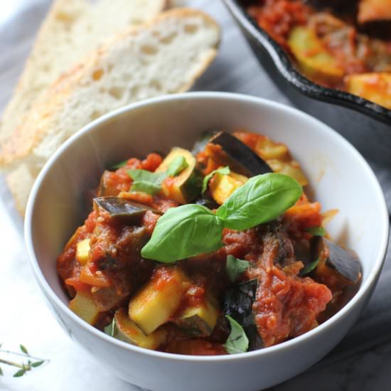 One Pan Ratatouille