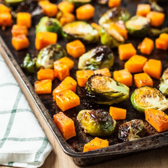 brussels sprouts butternut squash