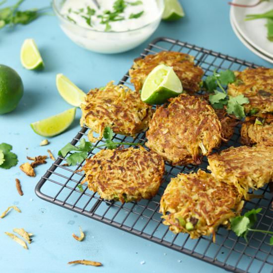 Spiced Parsnip Fritters