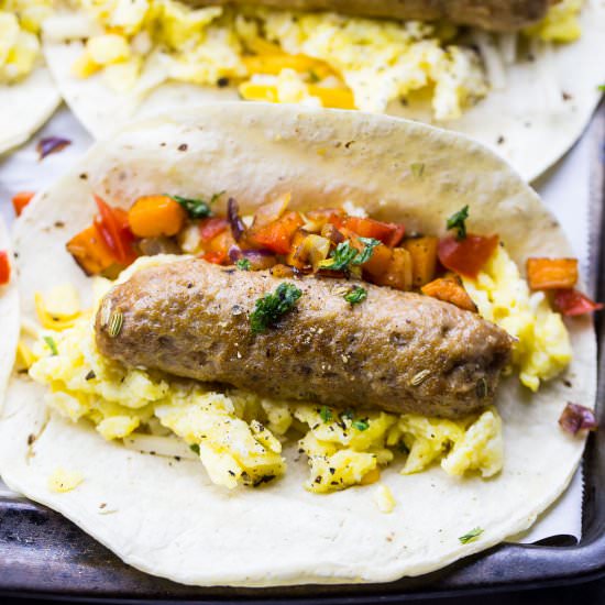 Meal Prep Breakfast Taquitos
