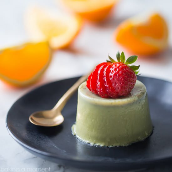Green Tea Panna Cotta