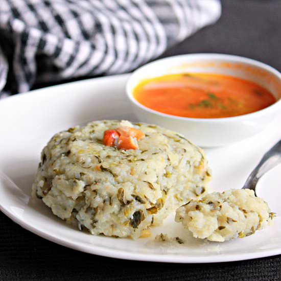 Spinach Pongal
