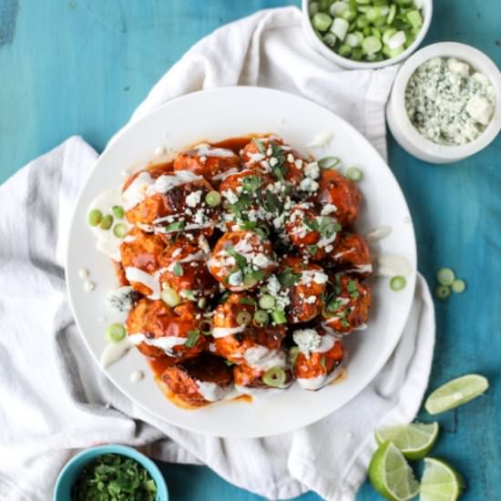 Buffalo Chicken Meatballs