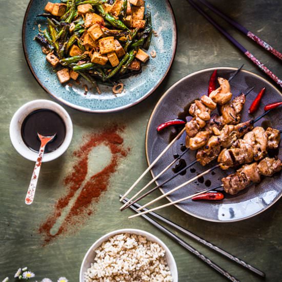 Black Tea infused Satay
