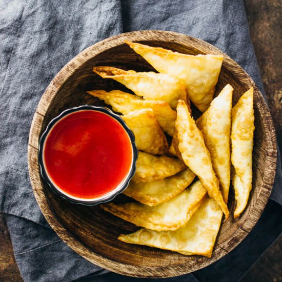 Cream Cheese Fried Wontons