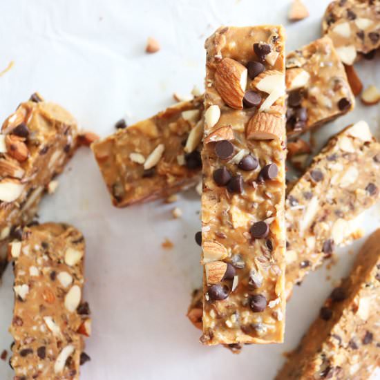 Creamy Crunchy Peanut Butter Bars