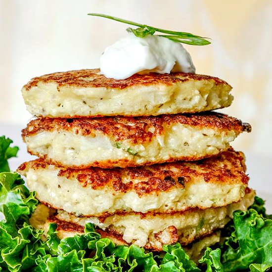 Gluten Free Cauliflower Fritters