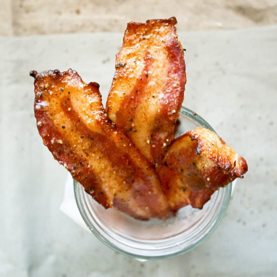 Spicy Maple Glazed Bacon