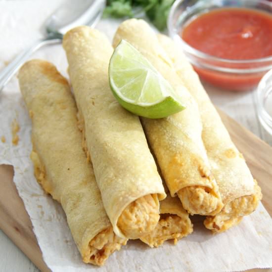 Chipotle Chicken Taquitos