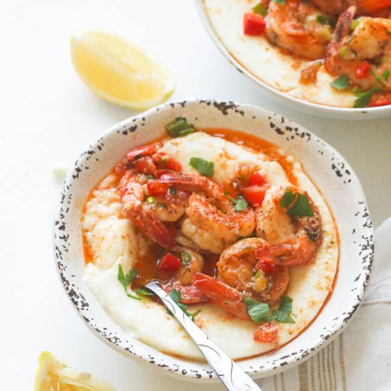 Cajun Shrimp and Grits