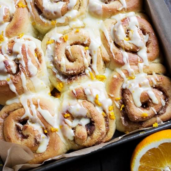 Orange Cinnamon Morning Rolls