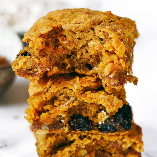 Pumpkin Oatmeal Bars