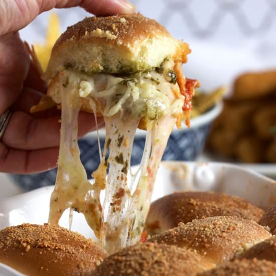 Easy Cheesy Meatball Sliders