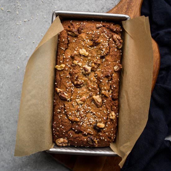 Tahini Banana Bread
