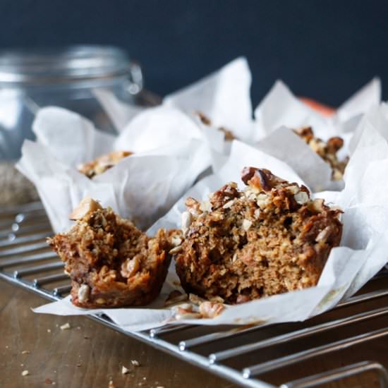 Carrot Cake Breakfast Muffins