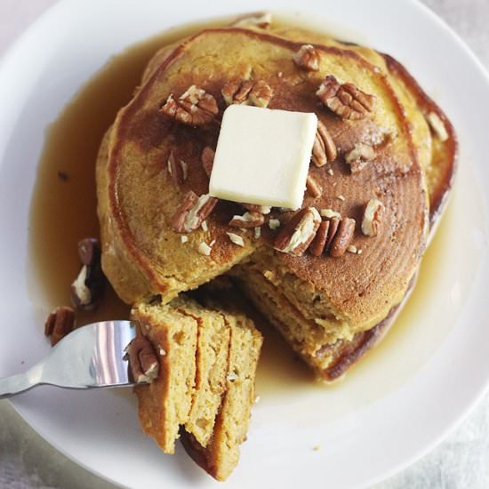 Fluffy Pumpkin Pancakes