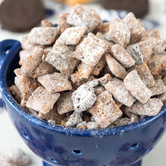 Peanut Butter Oreo Muddy Buddies