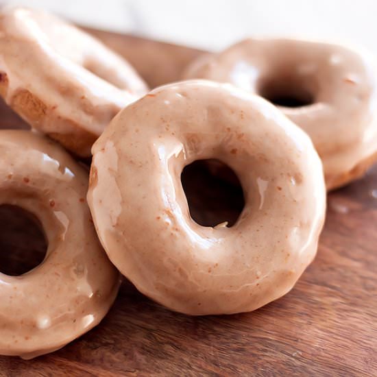 Baked Guava Mimosa Glazed Donuts