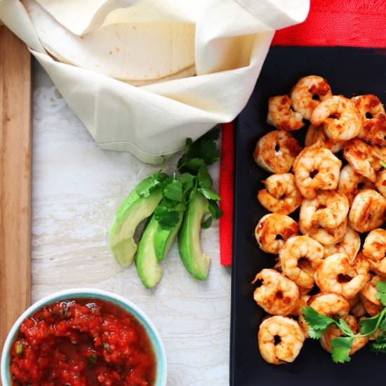 Shrimp Breakfast Burrito