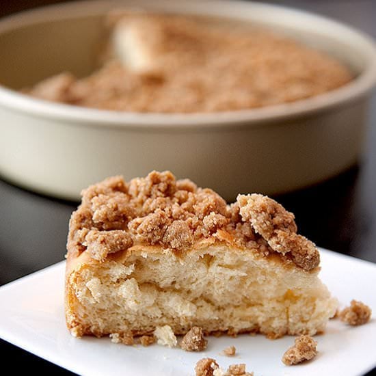 Yeasted coffee cake