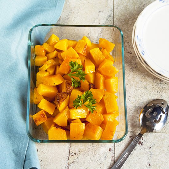 Roasted Butternut Squash Cubes