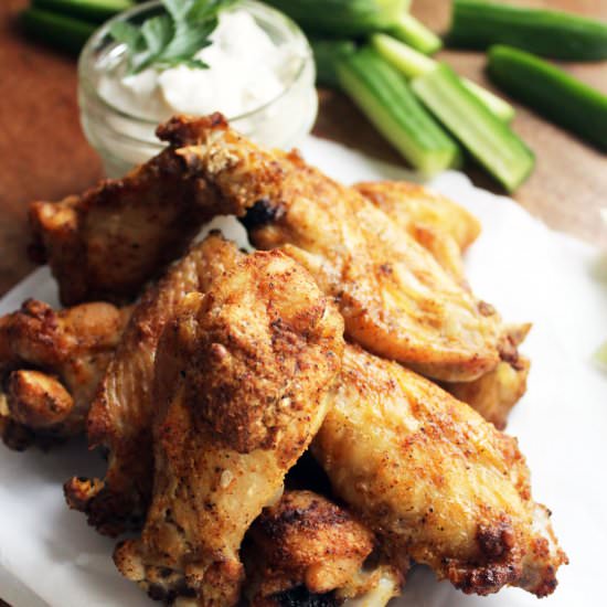 Baked Dry Rubbed Wings