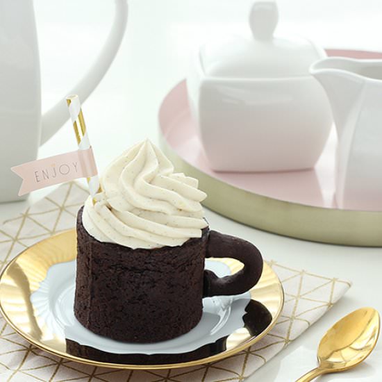 Hot chocolate edible Cookie cup