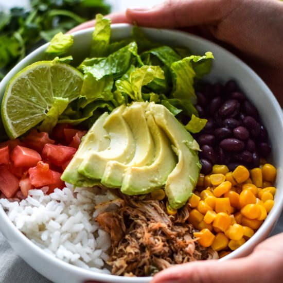 Chicken Carnitas Burrito Bowl