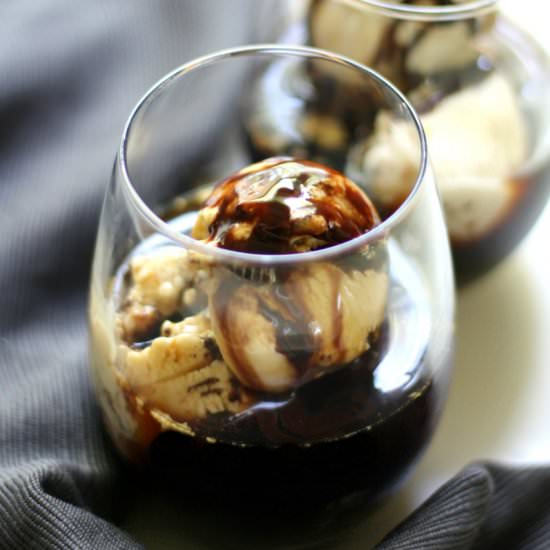 Chocolate Caramel Affogato