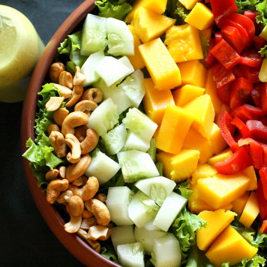 Mango Salad with Spicy Dressing