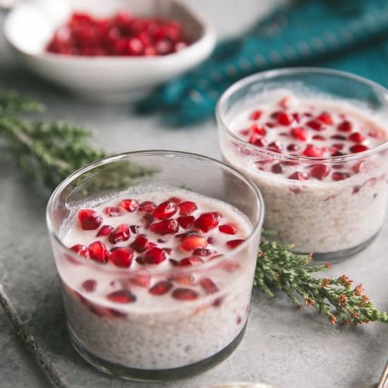 Pomegranate & Hibiscus Chia Pudding