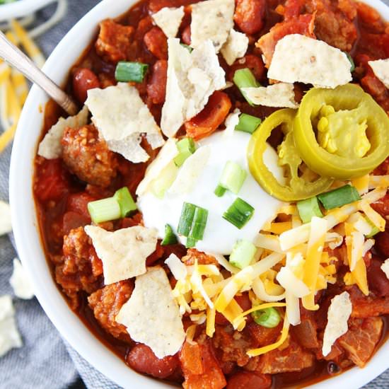 Smoky Bacon Chili