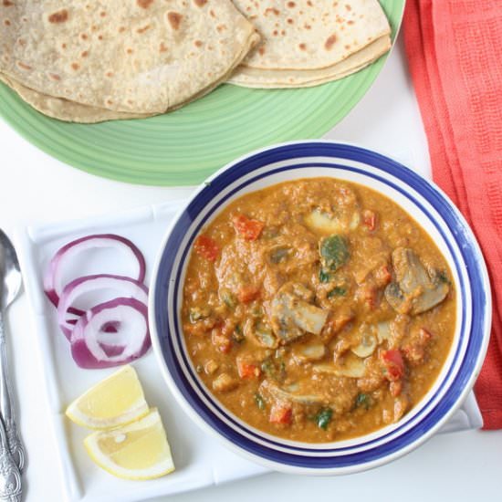 Mushroom & Bell Pepper Masala