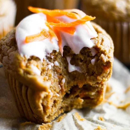 Carrot Cake Blender Muffins (V/GF)