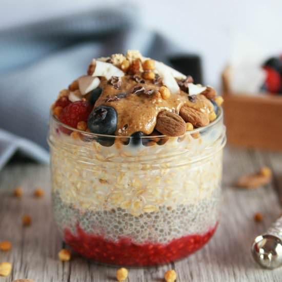 Overnight Sprouted Oatmeal